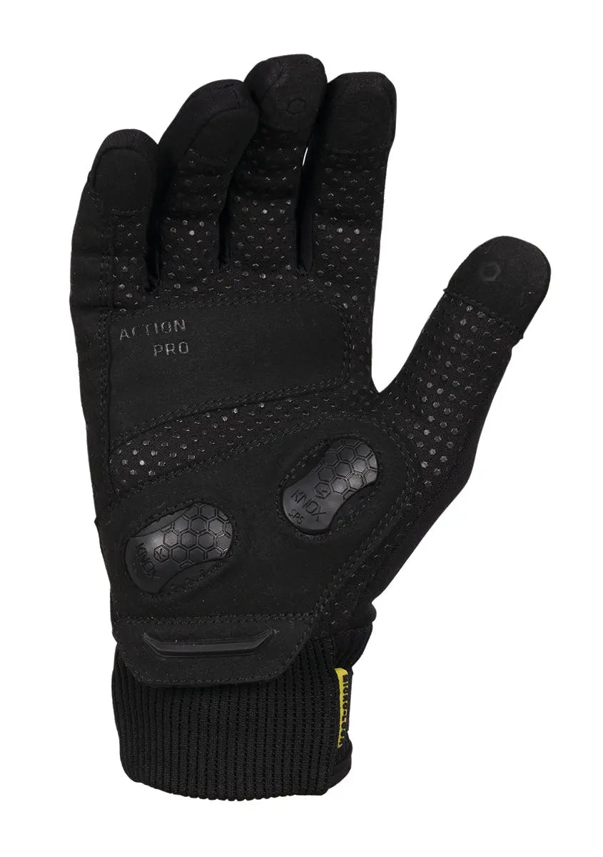 Knox Action Pro E-Bike Textile Gloves Black - FREE UK Shipping, FREE 365 Day Returns | Moto Central