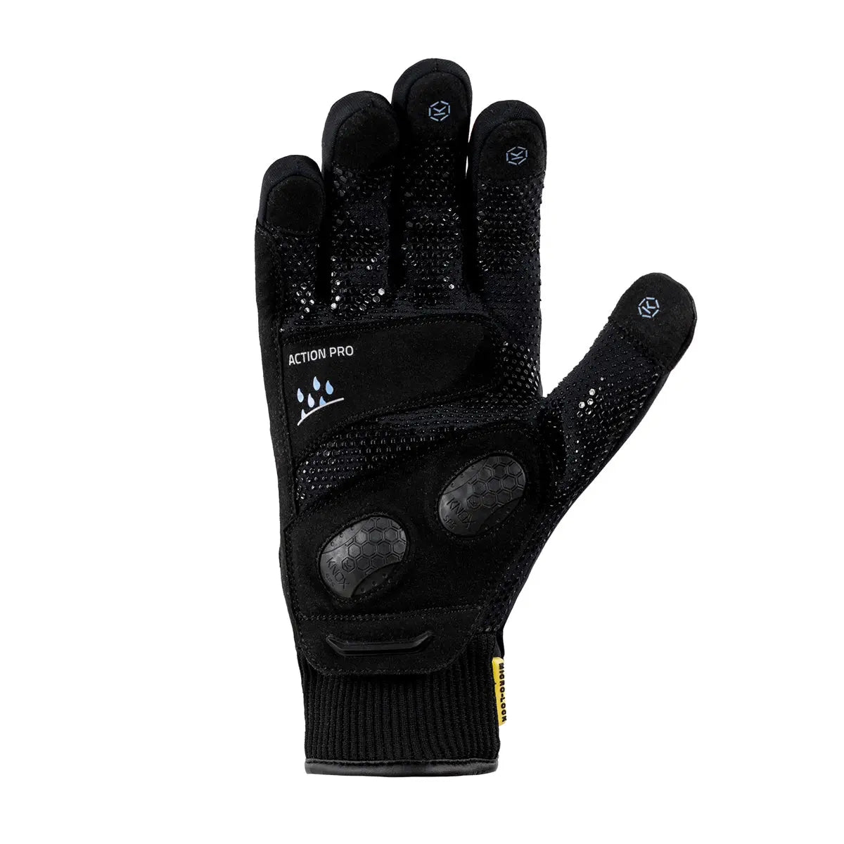 Knox Action Pro Waterproof Textile Gloves Black - FREE UK Shipping, FREE 365 Day Returns | Moto Central