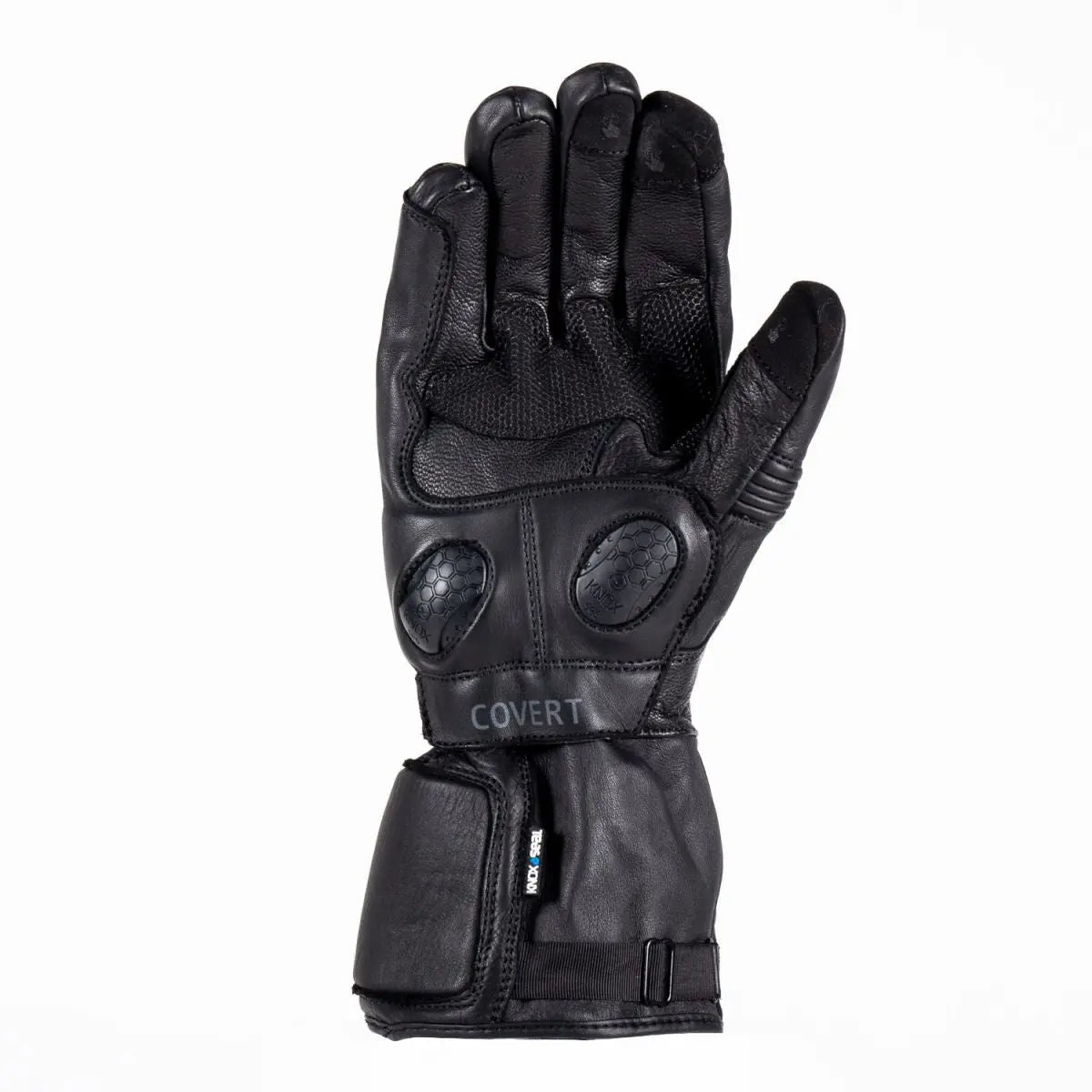 Knox Covert MK3 Leather Gloves Black - FREE UK Shipping, FREE 365 Day Returns | Moto Central