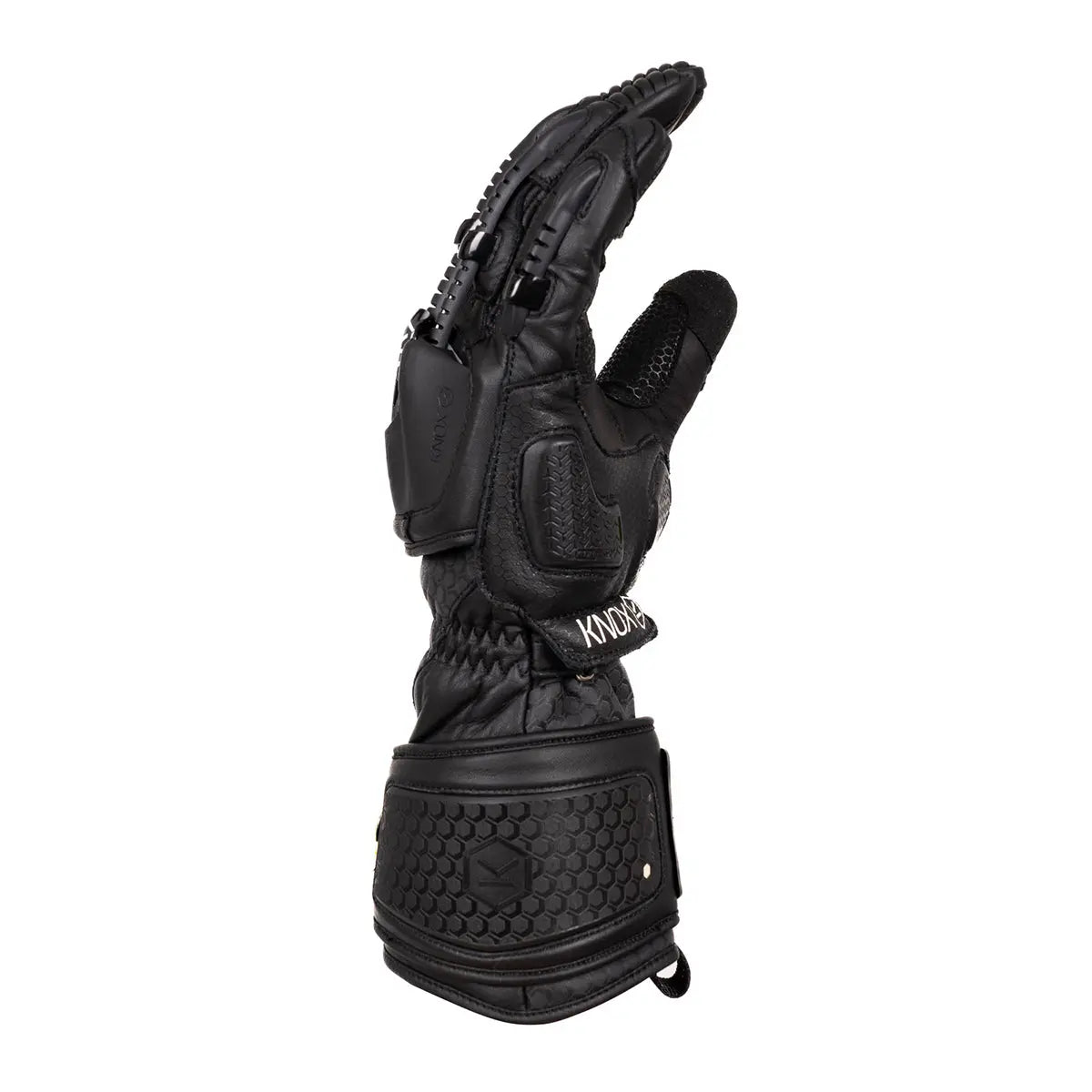 Knox Handroid MK5 Leather Gloves Black - FREE UK Shipping, FREE 365 Day Returns | Moto Central