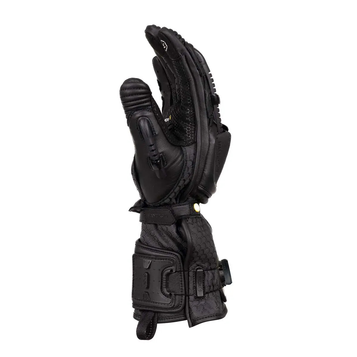 Knox Handroid MK5 Leather Gloves Black - FREE UK Shipping, FREE 365 Day Returns | Moto Central