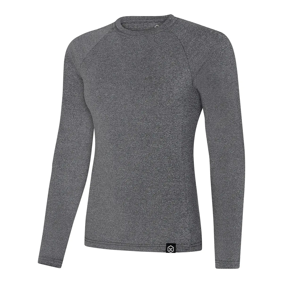 Knox Mia Ladies Base Layer Long Sleeves T-Shirt Grey - FREE UK Shipping, FREE 365 Day Returns | Moto Central