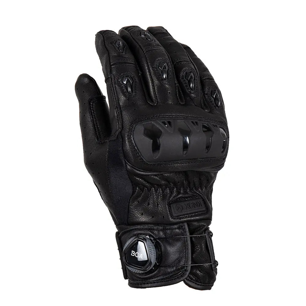 Knox Orsa MK2 Leather Gloves Black - FREE UK Shipping, FREE 365 Day Returns | Moto Central