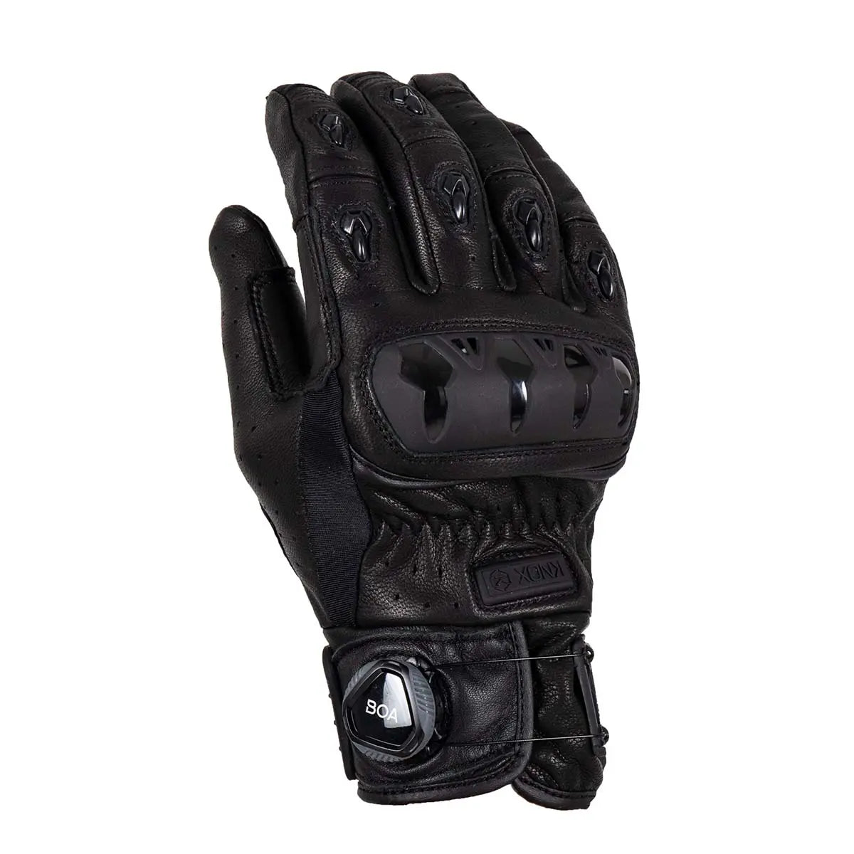 Knox Orsa MK3 Leather Gloves Black - FREE UK Shipping, FREE 365 Day Returns | Moto Central