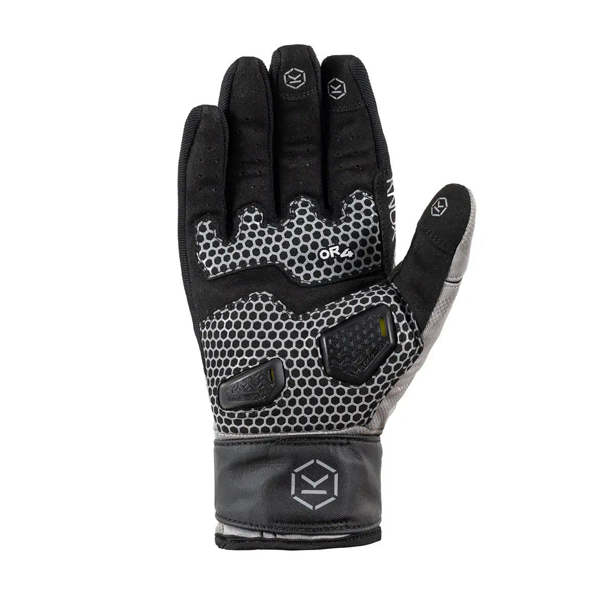 Knox Orsa OR4 Textile Gloves Grey - FREE UK Shipping, FREE 365 Day Returns | Moto Central