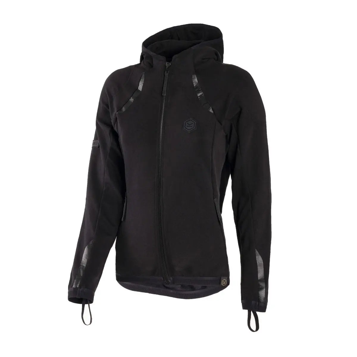 Knox Shield Full Zip Hoody Ladies Track Suit Jacket Black - FREE UK Shipping, FREE 365 Day Returns | Moto Central