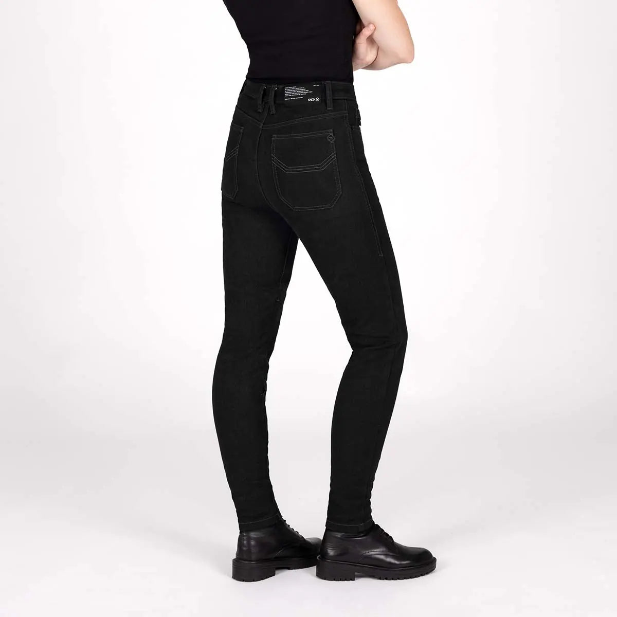 Knox Shield MK2 Classic Ladies Denim Jeans Black - FREE UK Shipping, FREE 365 Day Returns | Moto Central