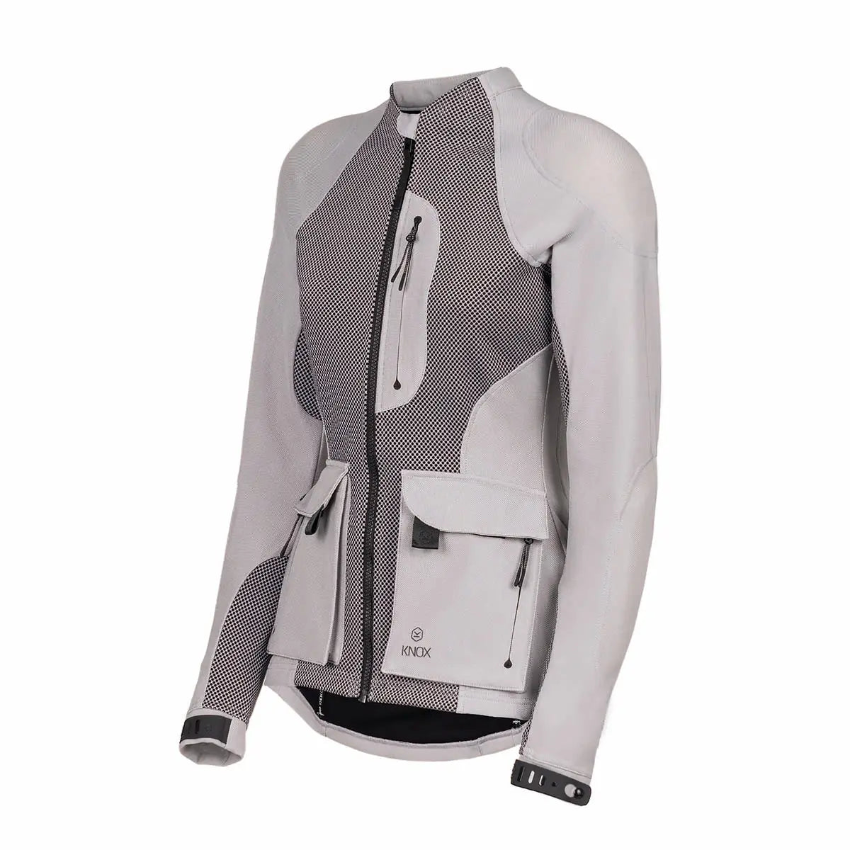 Knox Tor Ladies Textile Jacket Light Grey - FREE UK Shipping, FREE 365 Day Returns | Moto Central