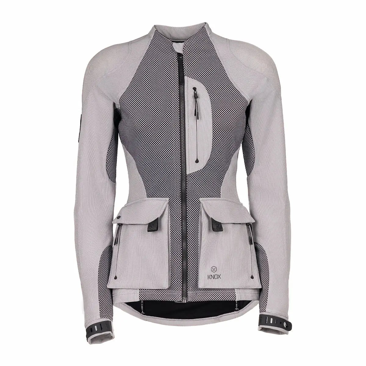 Knox Tor Ladies Textile Jacket Light Grey - FREE UK Shipping, FREE 365 Day Returns | Moto Central