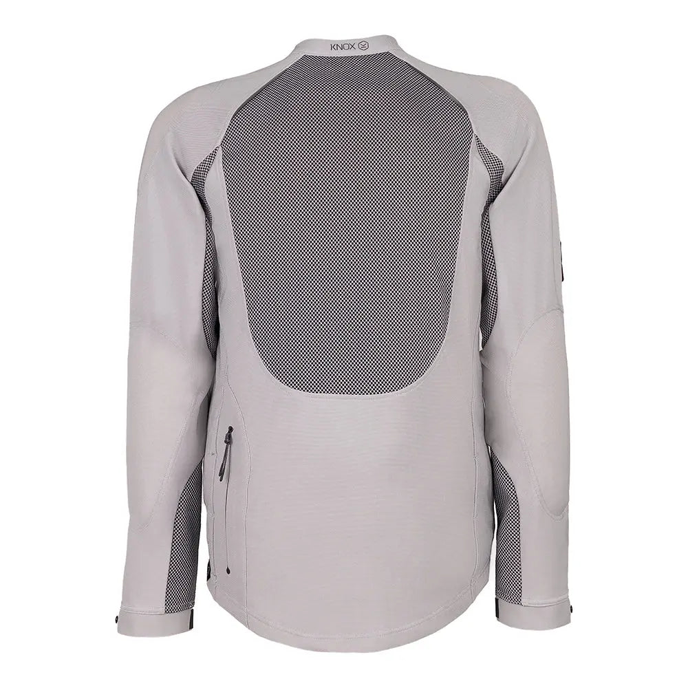 Knox Tor Textile Jacket Light Grey - FREE UK Shipping, FREE 365 Day Returns | Moto Central