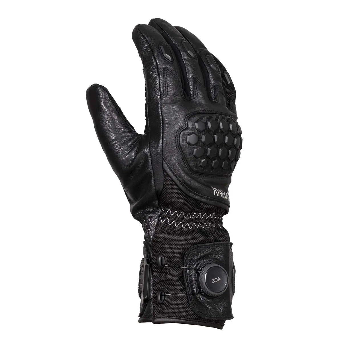 Knox Zero 4 Waterproof Leather Gloves Black - FREE UK Shipping, FREE 365 Day Returns | Moto Central