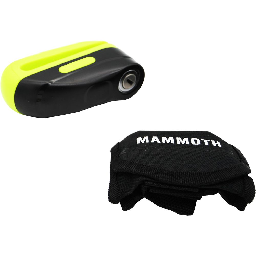 Mammoth Security Rogue Disc Lock Yellow - FREE UK Shipping, FREE 365 Day Returns | Moto Central