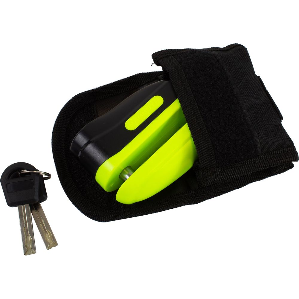 Mammoth Security Rogue Disc Lock Yellow - FREE UK Shipping, FREE 365 Day Returns | Moto Central