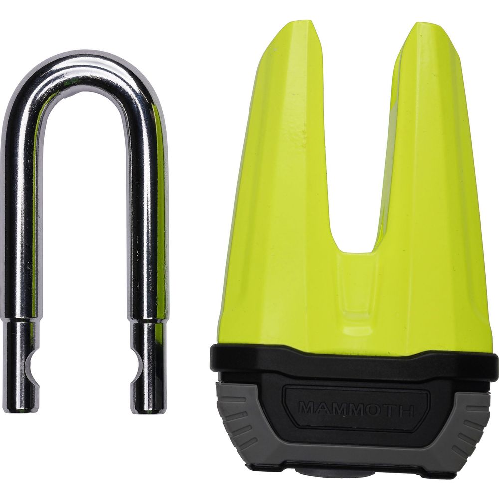 Mammoth Security Renegade Disc Lock 13 MM Fluo Yellow Sold Secure Gold Approved