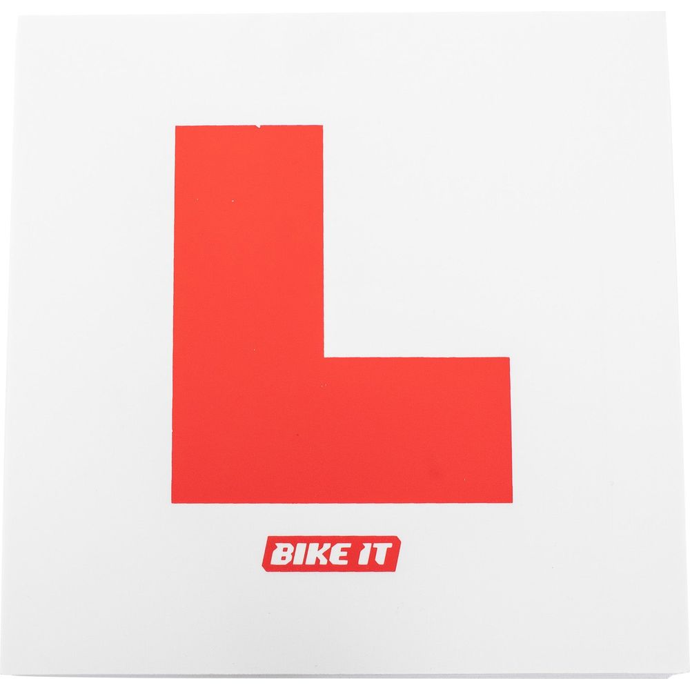 Bike It Self Adhesive L-Plates - Pack Of 10 - FREE UK Shipping, FREE 365 Day Returns | Moto Central