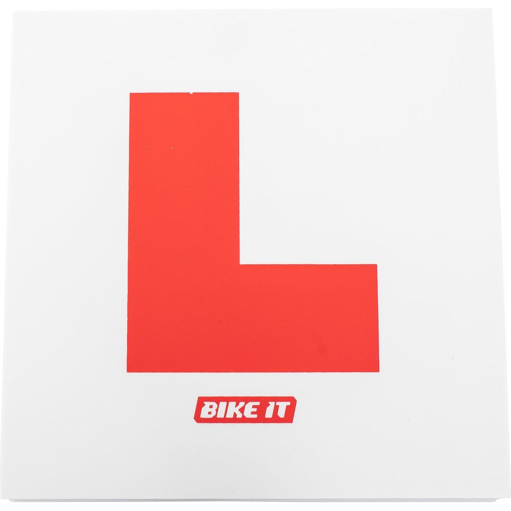 Bike It Rigid L-Plates - Pack Of 10 - FREE UK Shipping, FREE 365 Day Returns | Moto Central