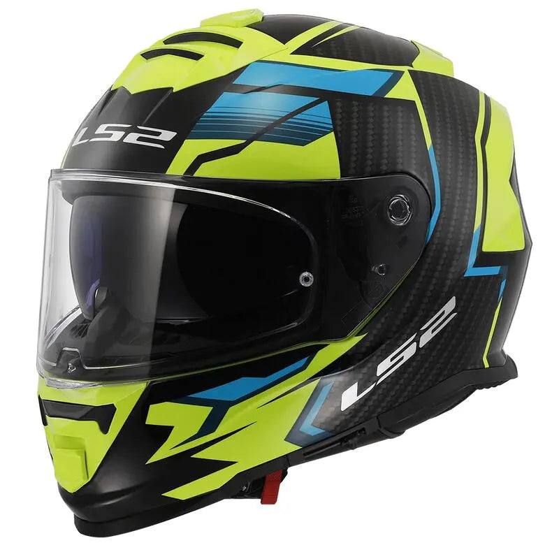 LS2 FF800 Storm 2 ECE 22.06 Full Face Helmet Tracker Black / Hi-Viz Yellow - FREE UK Shipping, FREE 365 Day Returns | Moto Central