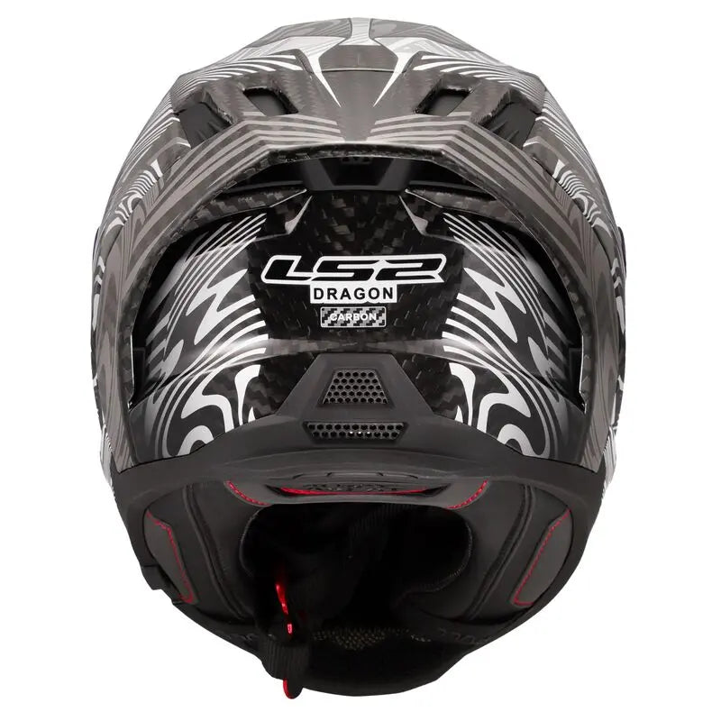 LS2 FF807 Dragon Full Face Helmet Enthum Silver - FREE UK Shipping, FREE 365 Day Returns | Moto Central