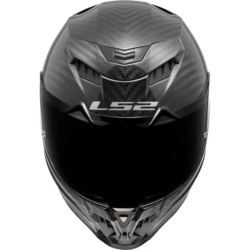 LS2 FF807 Dragon Full Face Helmet Matt Carbon - FREE UK Shipping, FREE 365 Day Returns | Moto Central