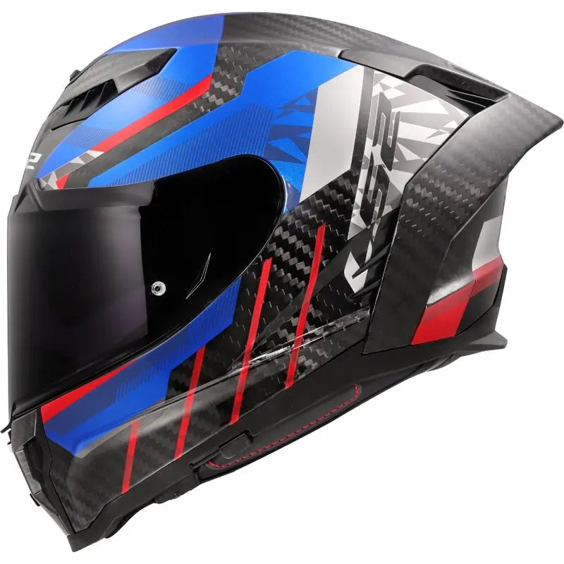 LS2 FF807 Dragon Full Face Helmet Trax Blue / Red - FREE UK Shipping, FREE 365 Day Returns | Moto Central