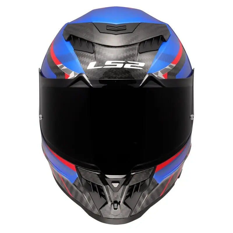 LS2 FF807 Dragon Full Face Helmet Trax Blue / Red - FREE UK Shipping, FREE 365 Day Returns | Moto Central