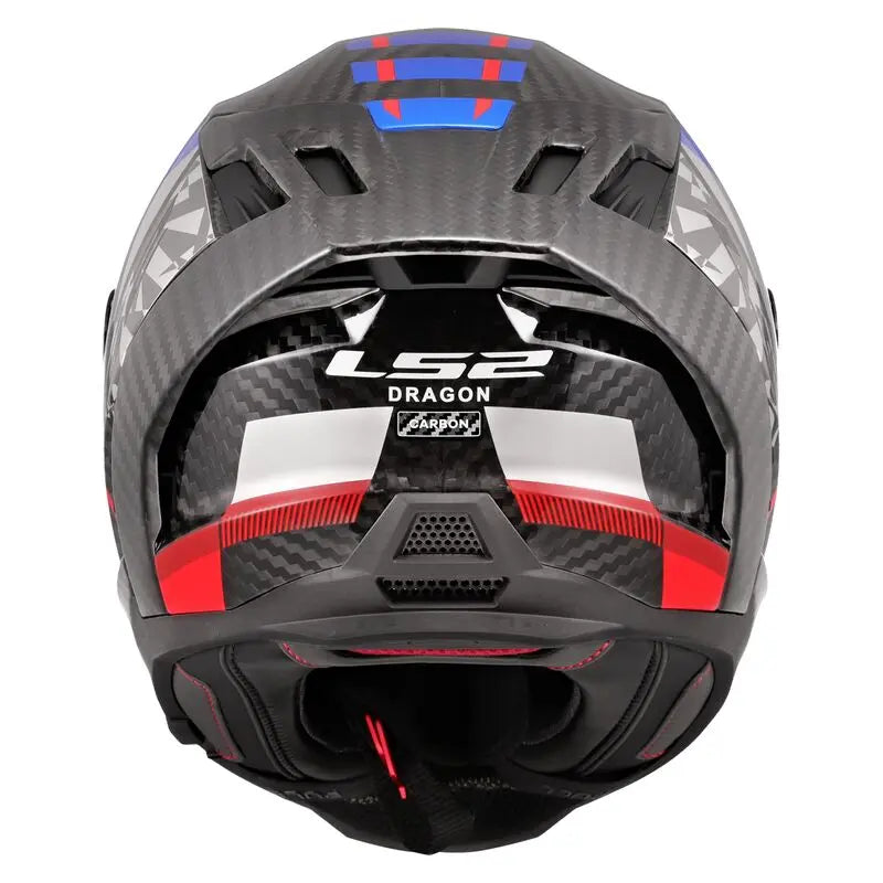 LS2 FF807 Dragon Full Face Helmet Trax Blue / Red - FREE UK Shipping, FREE 365 Day Returns | Moto Central