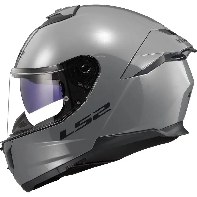 LS2 FF808 Stream 2 ECE 22.06 Full Face Helmet Solid Nardo Grey - FREE UK Shipping, FREE 365 Day Returns | Moto Central