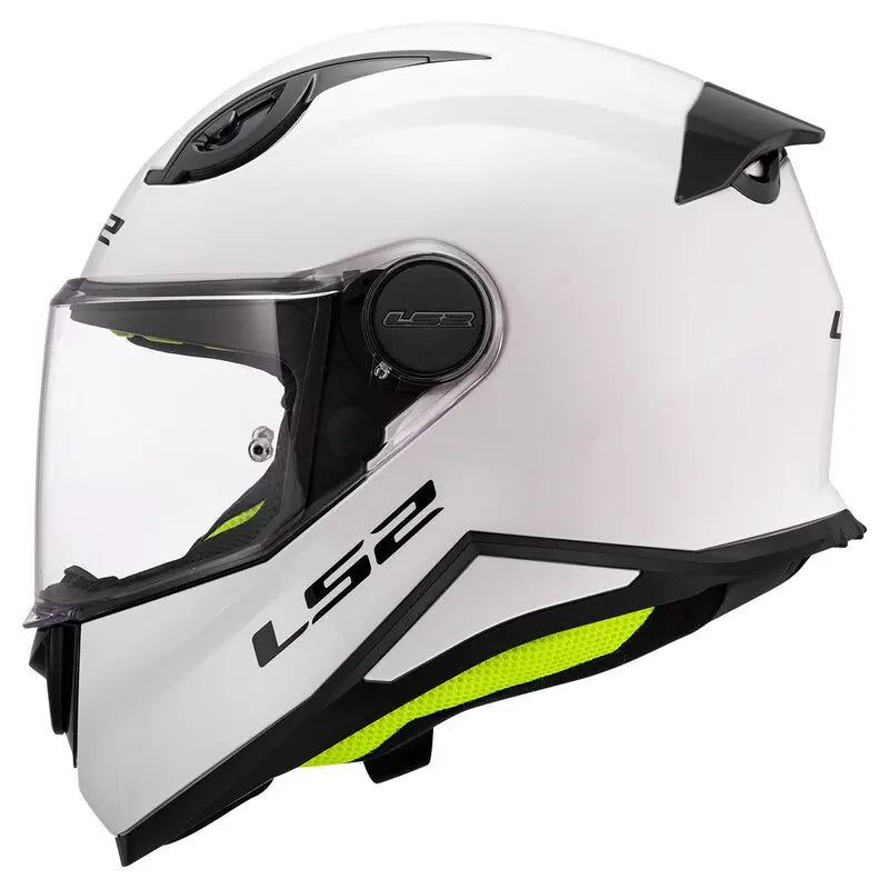 LS2 FF812 Kids Full Face Helmet Solid White - FREE UK Shipping, FREE 365 Day Returns | Moto Central