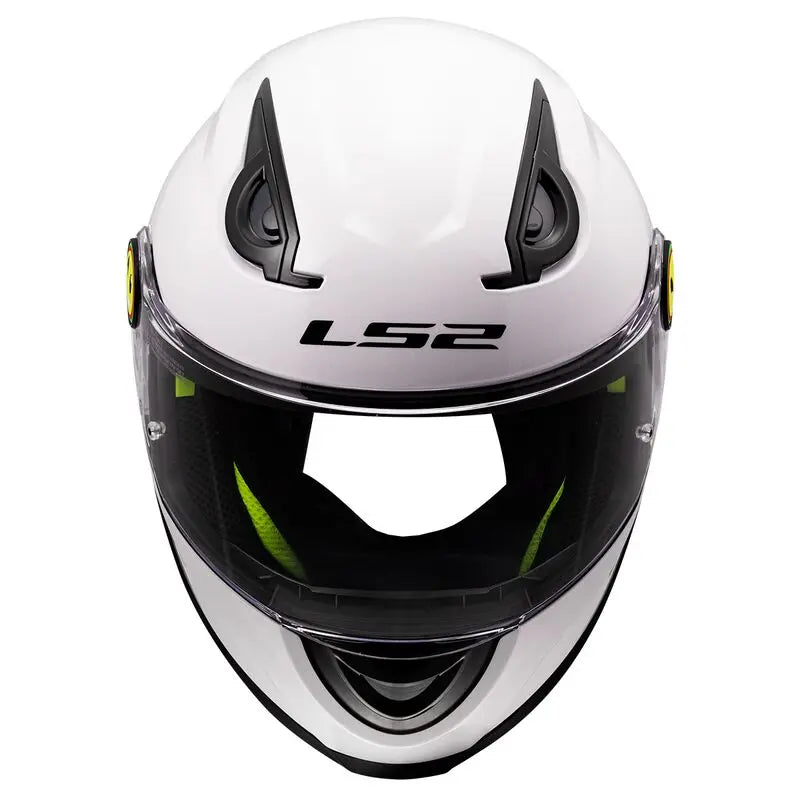 LS2 FF812 Kids Full Face Helmet Solid White - FREE UK Shipping, FREE 365 Day Returns | Moto Central