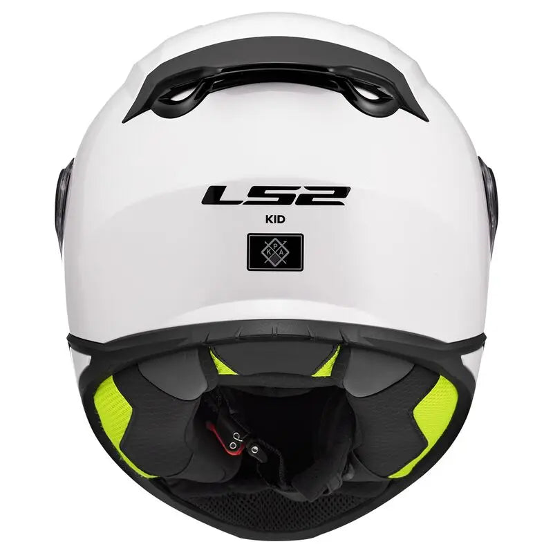 LS2 FF812 Kids Full Face Helmet Solid White - FREE UK Shipping, FREE 365 Day Returns | Moto Central