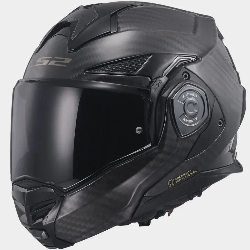 LS2 FF901 Advant X Carbon ECE 22.06 Solid Carbon  - FREE UK Shipping, FREE 365 Day Returns | Moto Central