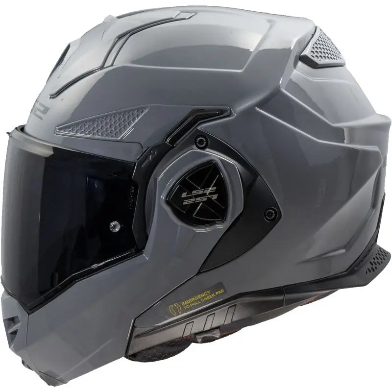 LS2 FF901 Advant X ECE 22.06 Flip-Up Helmet Solid Nardo Grey - FREE UK Shipping, FREE 365 Day Returns | Moto Central