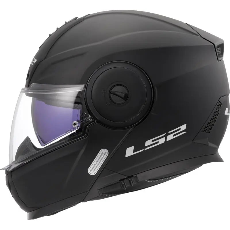 LS2 FF902 Scope 2 Flip-Up Helmet Solid Matt Black - FREE UK Shipping, FREE 365 Day Returns | Moto Central