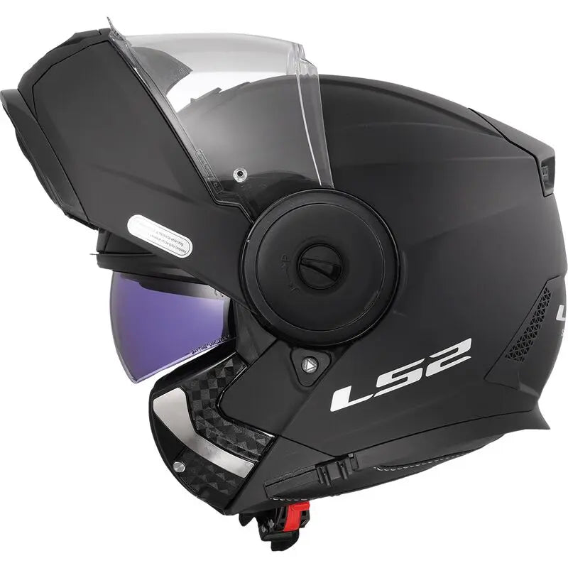 LS2 FF902 Scope 2 Flip-Up Helmet Solid Matt Black - FREE UK Shipping, FREE 365 Day Returns | Moto Central