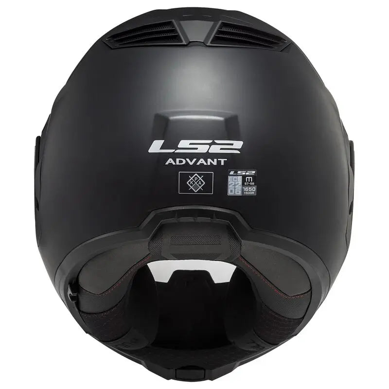 LS2 FF906 Advant Flip-Up Helmet Solid Matt Black - FREE UK Shipping, FREE 365 Day Returns | Moto Central