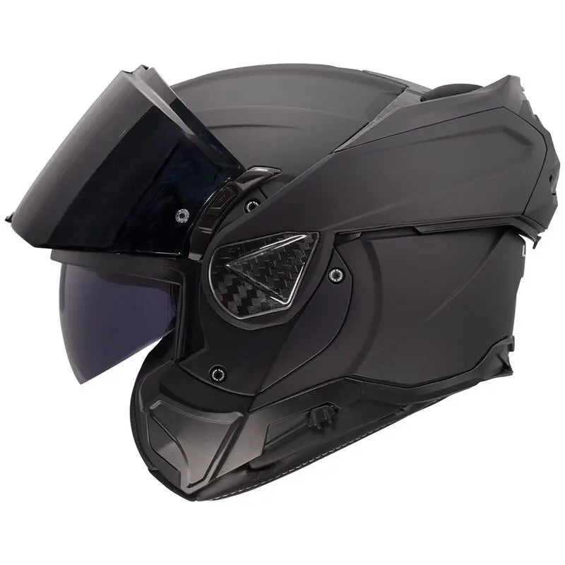 LS2 FF910 Advant 2 Flip-Up Helmet Solid Matt Black - FREE UK Shipping, FREE 365 Day Returns | Moto Central