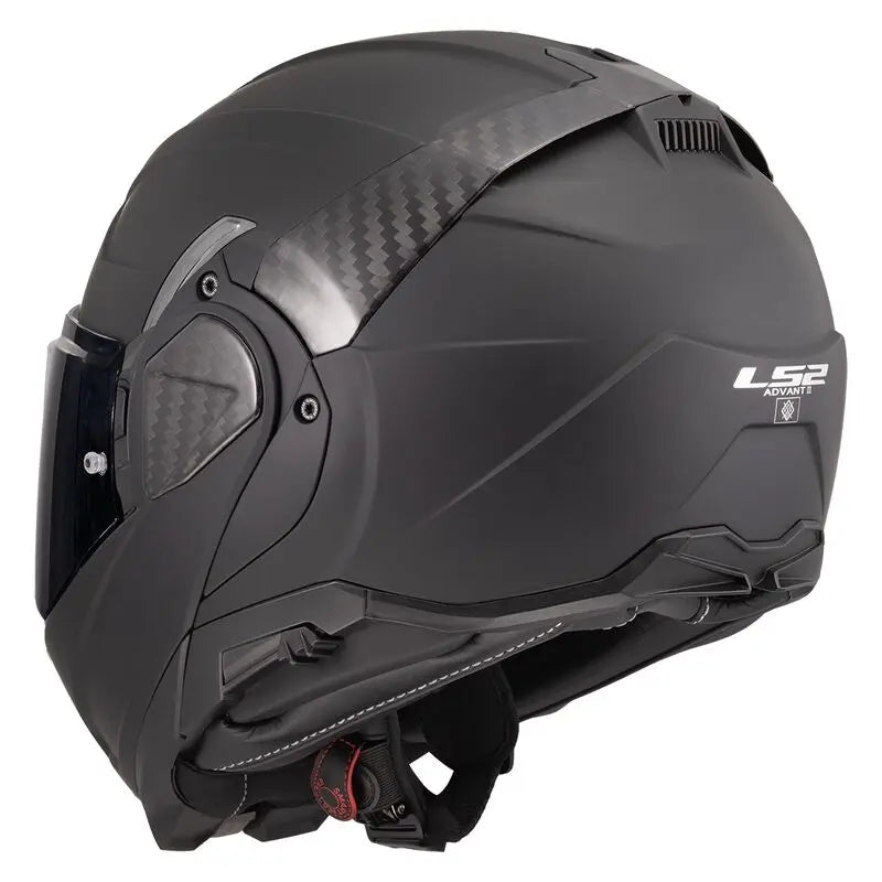 LS2 FF910 Advant 2 Flip-Up Helmet Solid Matt Black - FREE UK Shipping, FREE 365 Day Returns | Moto Central