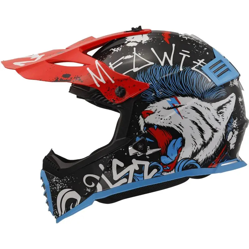 LS2 MX437 Fast 2 Mini Junior ECE 22.06 Motocross Helmet Starmaw Black - FREE UK Shipping, FREE 365 Day Returns | Moto Central