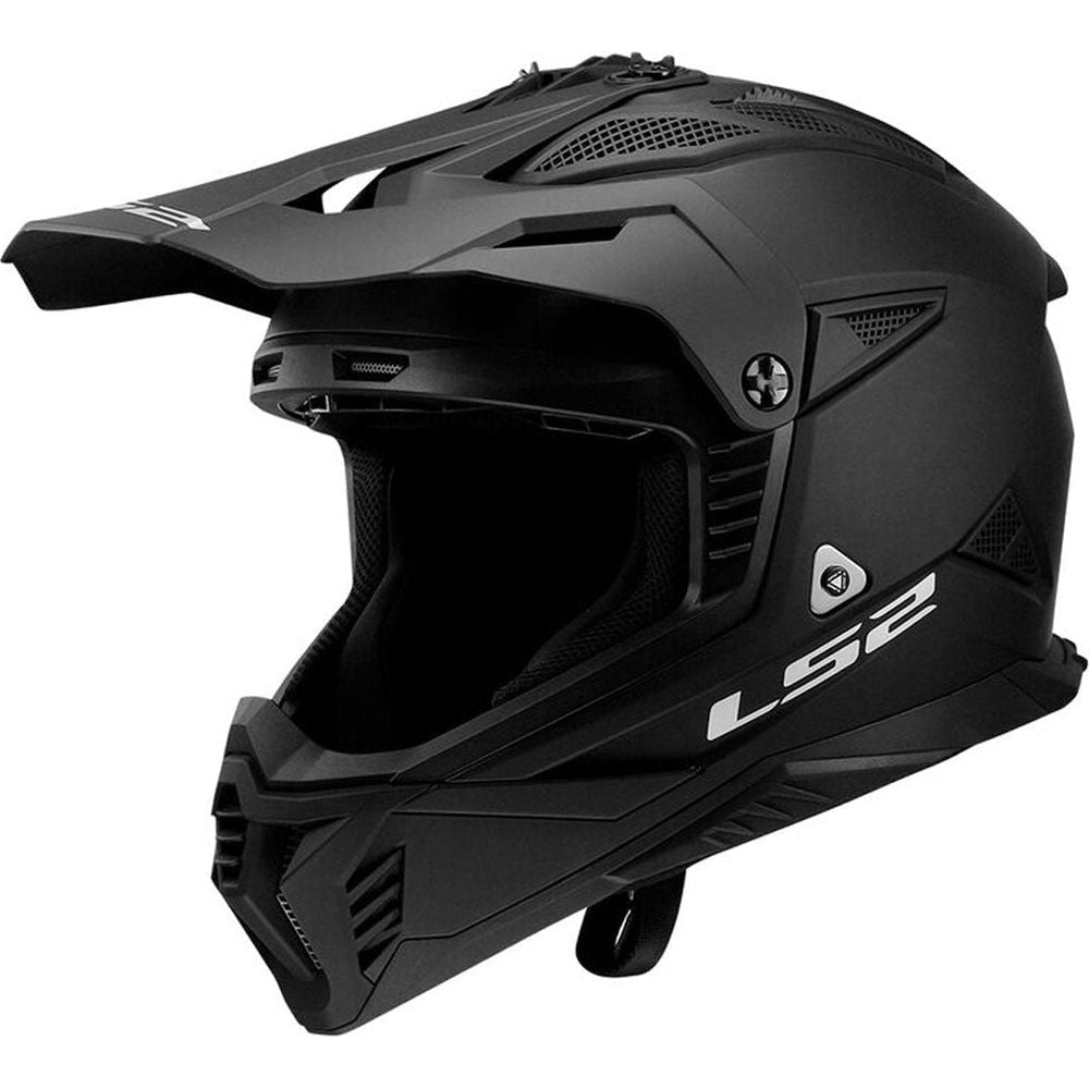 LS2 MX708 Fast 2 ECE 22.06 Solid Matt Black  - FREE UK Shipping, FREE 365 Day Returns | Moto Central