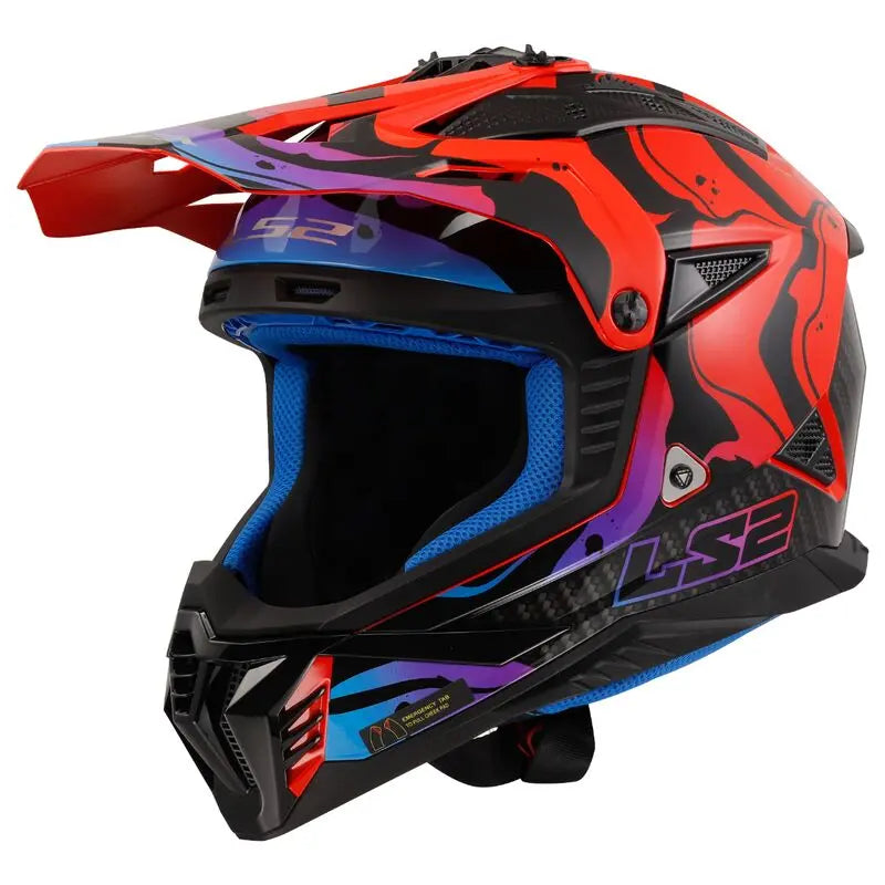 LS2 MX708 Fast 2 ECE 22.06 Wash Red  - FREE UK Shipping, FREE 365 Day Returns | Moto Central