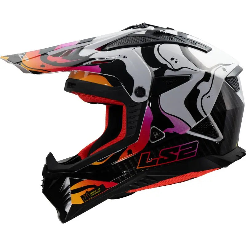 LS2 MX708 Fast 2 ECE 22.06 Motocross Helmet Wash White - FREE UK Shipping, FREE 365 Day Returns | Moto Central