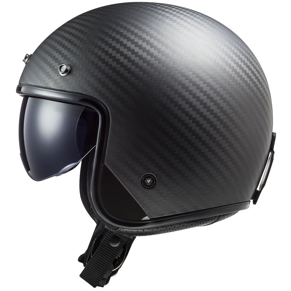 LS2 OF601 Bob 2 Carbon ECE 22.06 Open Face Helmet Carbon