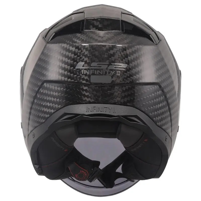 LS2 OF603 Infinity 2 Carbon ECE 22.06 Open Face Helmet Gloss Carbon - FREE UK Shipping, FREE 365 Day Returns | Moto Central