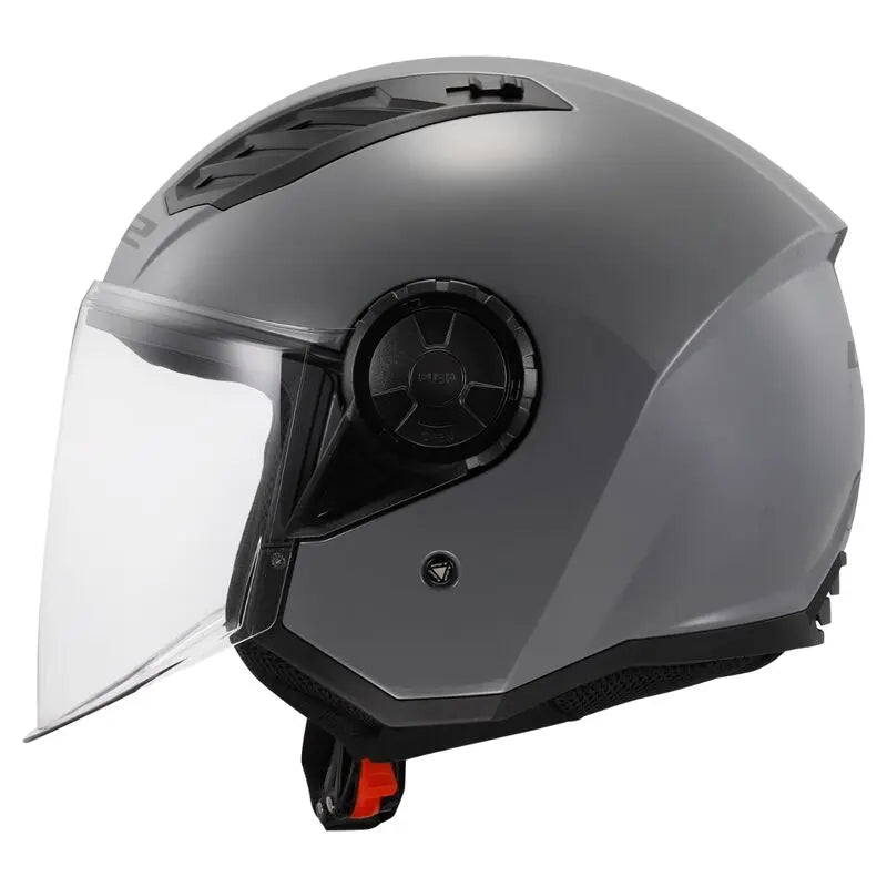 LS2 OF616 Airflow 2 ECE 22.06 Open Face Helmet Solid Nardo Grey - FREE UK Shipping, FREE 365 Day Returns | Moto Central