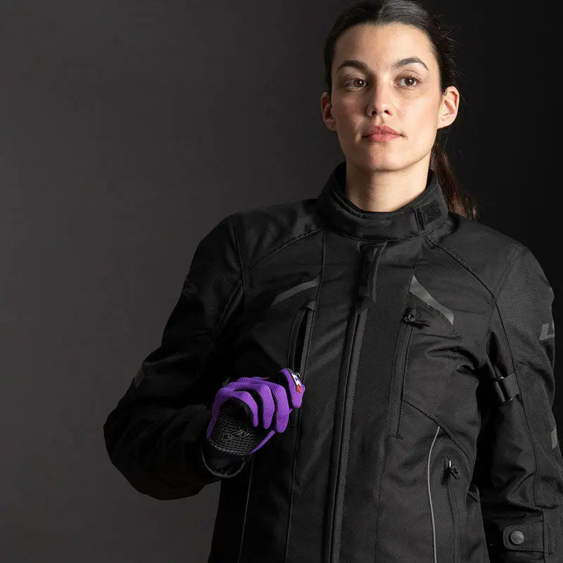 LS2 Serra Evo Ladies Textile Jacket Black - FREE UK Shipping, FREE 365 Day Returns | Moto Central