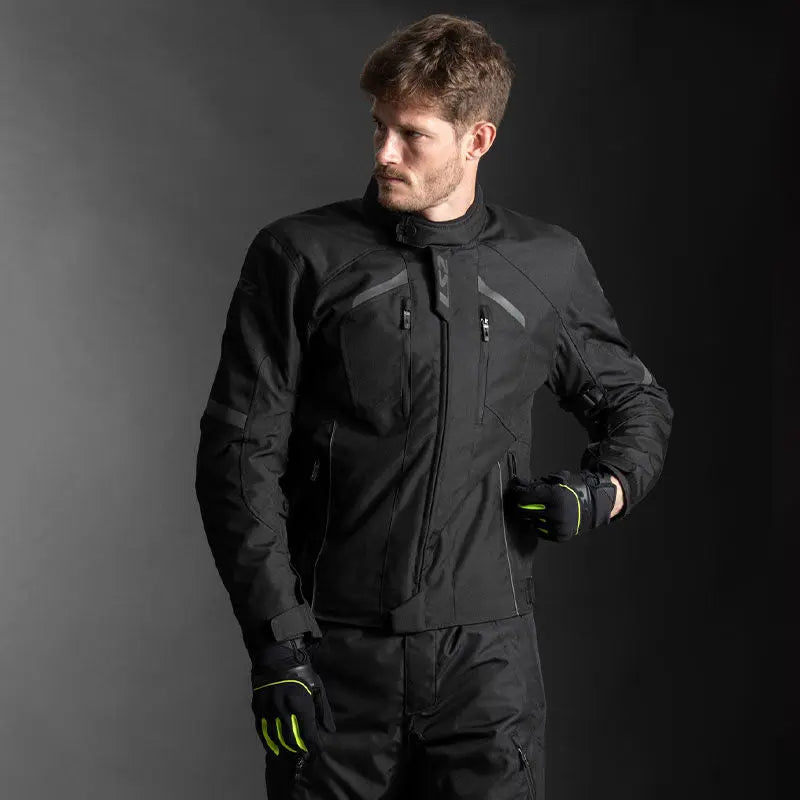 LS2 Serra Evo Textile Jacket Black - FREE UK Shipping, FREE 365 Day Returns | Moto Central