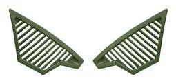 LS2 Side Air Vent Matt Military Green For Drifter OF606 Helmets  - FREE UK Shipping, FREE 365 Day Returns | Moto Central