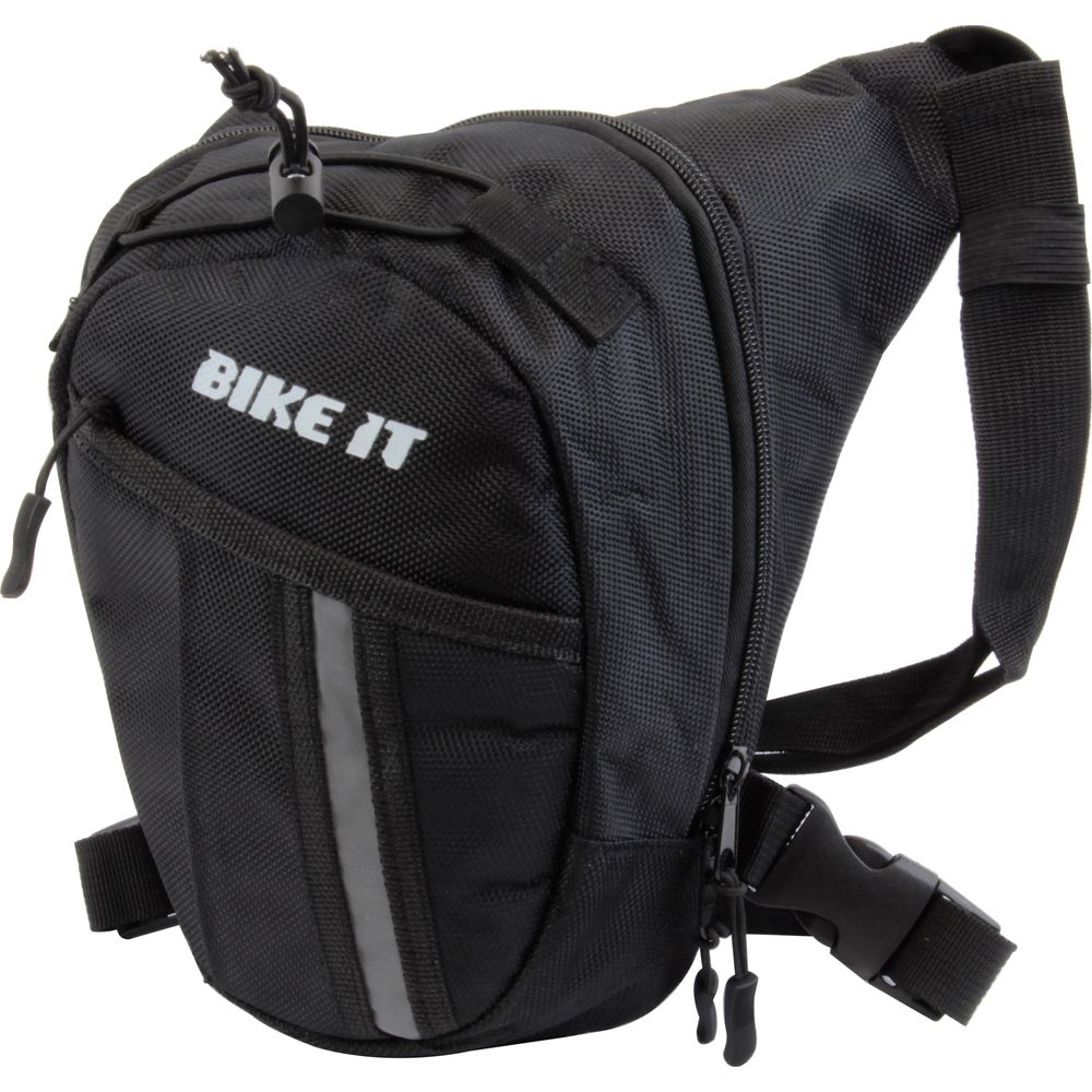 Bike It Motorcycle Large Thigh Expedition Pouch - 25 x 23 x 10cm