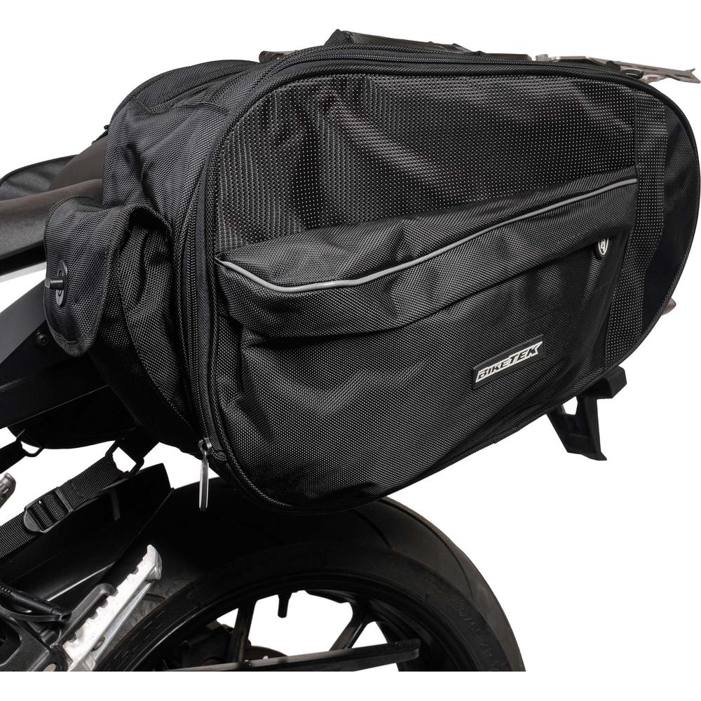 BikeTek Urbano Motorcycle Panniers Soft Luggage Saddle Bags