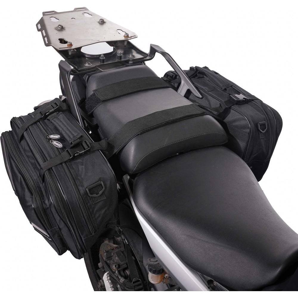 BikeTek Soft Luggage 'Diablo' Saddle Pannier Bags 2x 21L Capacity